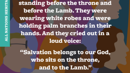 bulletin insert for All Nations Heritage