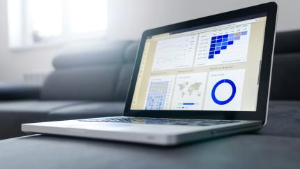 An image of a report presented on a computer. Courtesy of Unsplash.