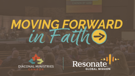 An image of the Moving Forward in Faith conference logo. Courtesy of Resonate Global Mission.