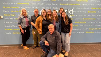 Image of the World Renew Disaster Responses Services Staff. Courtesy of Lexi Fischer.