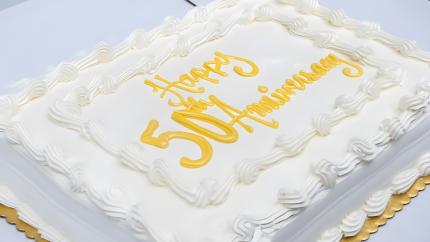 Happy 50th Anniversary Cake