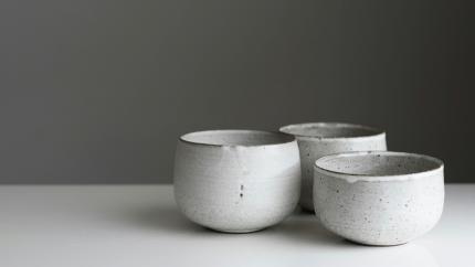 Three bowls stand next to each other. Courtesy of Unsplash.