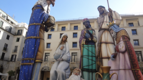 A photo of a large nativity. Courtesy of David Ogden.