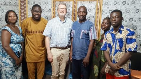 Pictured: ReFrame Executive Director Kurt Selles with part of the French Ministry team. Courtesy of ReFrame Ministries