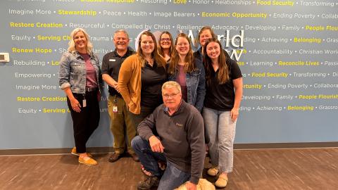 Image of the World Renew Disaster Responses Services Staff. Courtesy of Lexi Fischer.