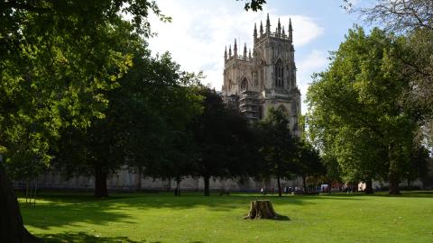 Image of york minster cathedral. Courtesy of Pexels.