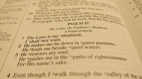 photo courtesy of pixabay - https://pixabay.com/en/bible-scripture-psalm-psalm-23-450298/