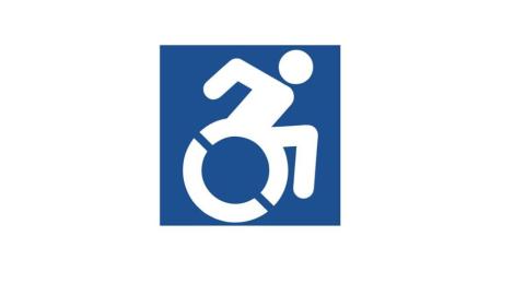 photo courtesy of The Accessible Icon Project -  http://accessibleicon.org/support/
