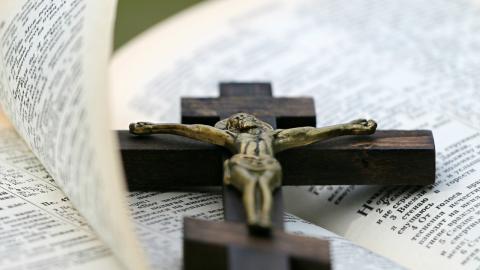 Photo courtesy of Pexels https://www.pexels.com/photo/crucifix-on-top-of-bible-161034/