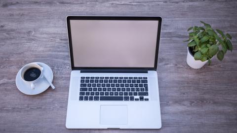 Image of working on a laptop. Courtesy of Pixaby.