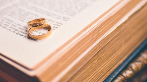 photo courtesy of pexels - https://www.pexels.com/photo/rings-marriage-bible-love-45960/