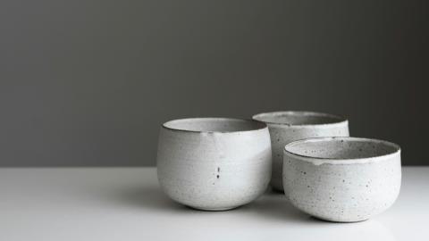 Three bowls stand next to each other. Courtesy of Unsplash.