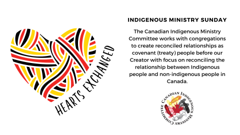Powerpoint image describing Indigenous Ministry.